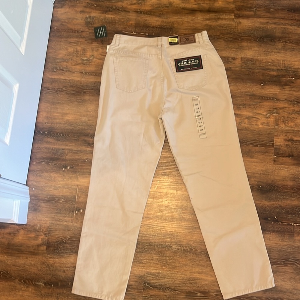 NWT Ralph Lauren Jeans Co Khaki pants, women’s size 12 - Picture 4 of 4